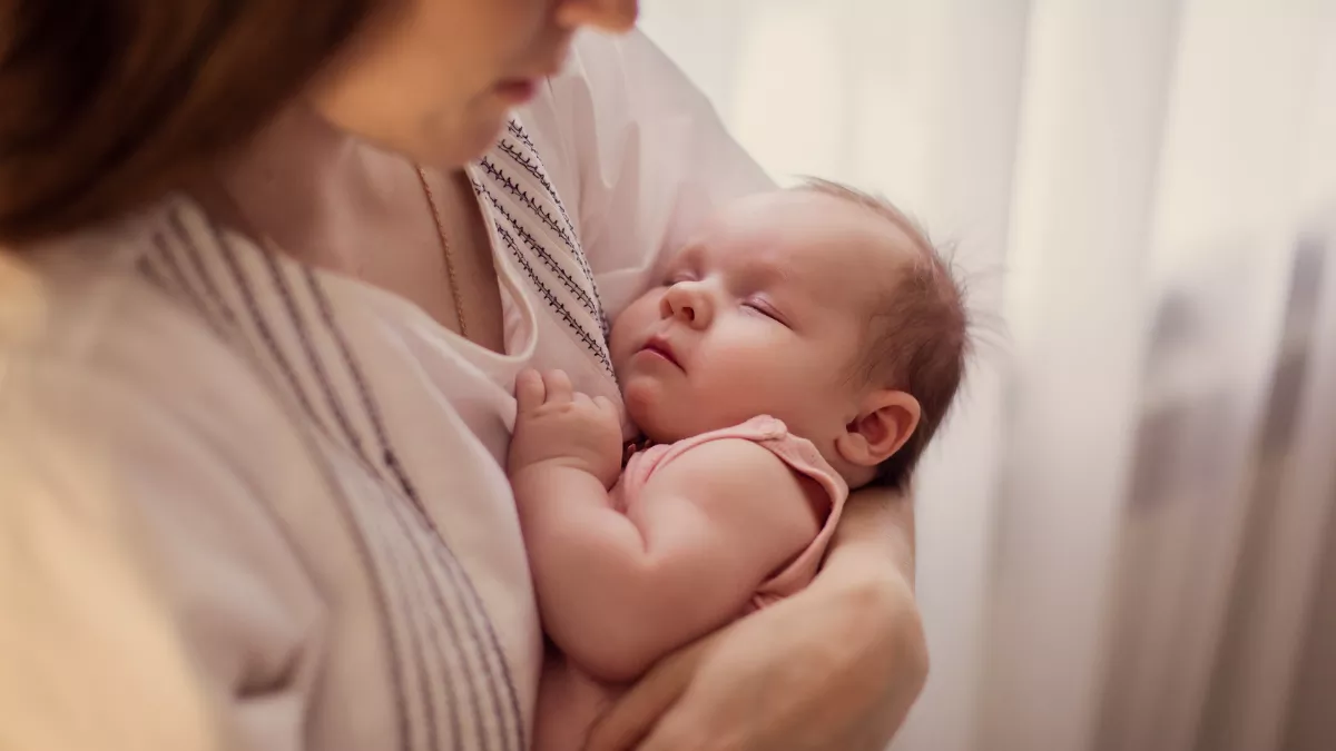 Maman et son bébé